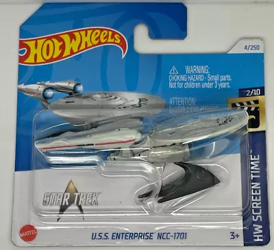 Buy Hot Wheels Uss Enterprise Ncc 1701 Hw Screen Time 2/10 Short Card 147 • 7.99£