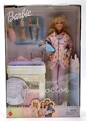 Buy 2002 Happy Family Baby Doctor Barbie / Pediatrician / Mattel 56726 / Box Damaged • 151.93£