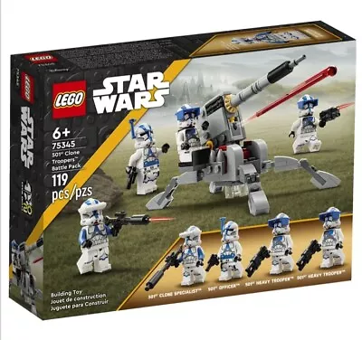 Buy Lego Star Wars 501st Clone Troopers Battle Pack 75345 New Boxed • 12.95£
