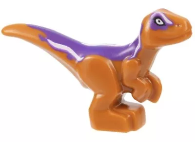 Buy Lego Jurassic World Baby Raptor Dinosaur Animal Dark Orange Minifigure • 0.99£