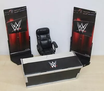 Buy WWE Breakable Commentators Table & Display Stand Accessory Set • 29.99£