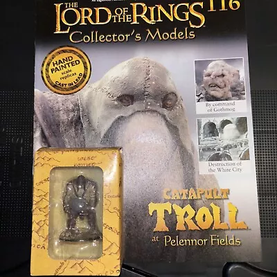 Buy Lord Of The Rings Collector's Models Issue 116 Catapult Troll Eaglemoss Figure • 9.99£