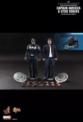 Buy Hot Toys Mms243 Captain America:the Winter Soldier Captain America&steve Rogers • 277.94£