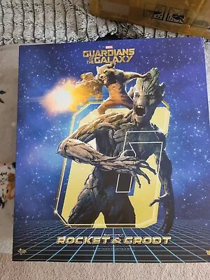 Buy NEW Hot Toys MMS254 Guardians Of The Galaxy Rocket And Groot  • 400£