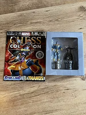 Buy Marvel Chess Collection Special Issue Thanos & Star-lord Eaglemoss Model Figures • 19.99£