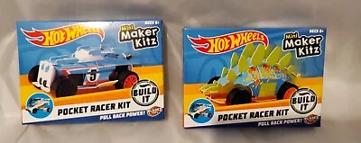 Buy  2x Hot Wheels Mini Maker Kitz, Pocket Racer  Kits, Pull Back Power, Rip Rod • 11£