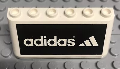 Buy Lego 4176pb02 Windscreen 2x6x2 With Adidas Logo Sticker Sets 3409,3420,3421,3424 • 1.20£