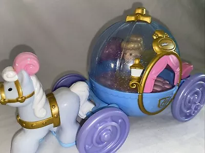 Buy Fisher Price Little People Disney Cinderella Musical Carriage Sounds & Light  • 14.95£