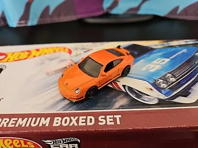 Buy 1/64 Hot Wheels Porsche 911 GT3 2007 Orange Loose Combine Postage • 6.45£