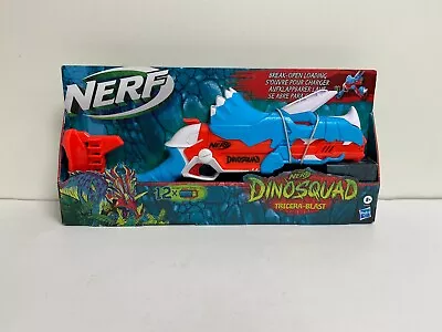 Buy NERF Dinosquad Multicolour Tricera-blast Blaster Toy • 19.99£