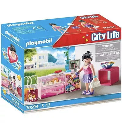 Buy Playmobil City Life 70594 Fashion Accessories Jewellery Store Boutique Shop New • 6.50£