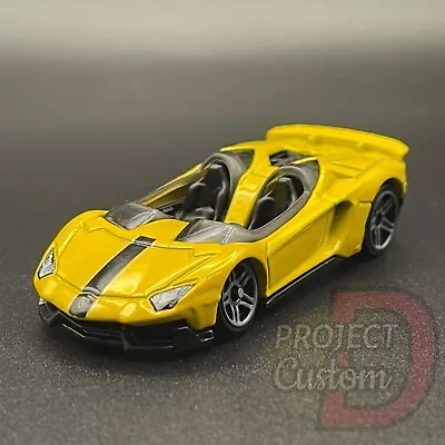 Buy Hot Wheels Lamborghini Aventador J Yellow Diecast 2022 Multipack Exclusive New • 5.50£