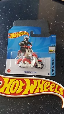 Buy Hot Wheels ~ Honda Super Cub, Red & White, Short Card.  More Model's Available!! • 3.39£