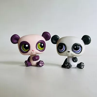 Buy Littlest Pet Shop Bundle LPS Hasbro Panda Bear Toy Figures • 8.95£