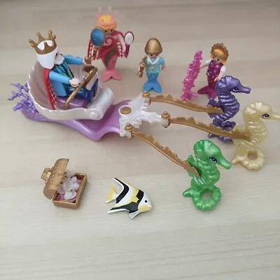 Buy Playmobil Mermaid King Queen Prince Princess Carriage Seahorse 4814 4815 4818 • 30£