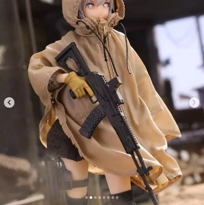 Buy Hasuki Tactical Raincoat Cape Cloak For 1/12 Action Figures Figma Romankey UK • 19£