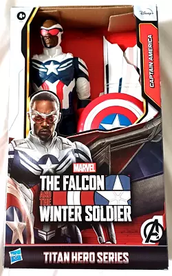 Buy NEW Marvel Titan Hero Series The Falcon And The Winter Soldier 12  Action Figure • 19.33£