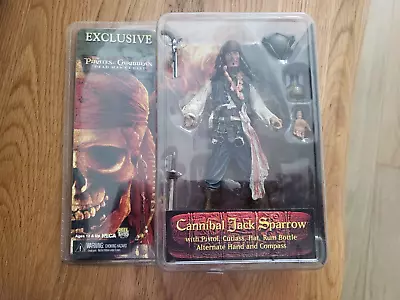 Buy NECA Pirates Of The Caribbean  Exclusive CANNIBAL JACK SPARROW Action Figure • 49.99£