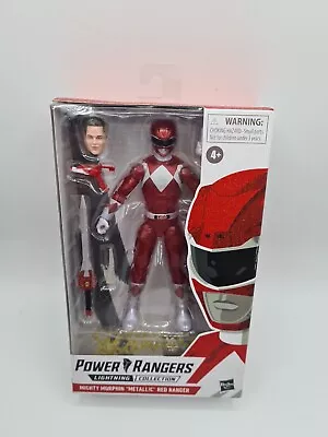 Buy Power Rangers Metallic Lightning Collection Red MMPR Mighty Morphin A89 • 25£