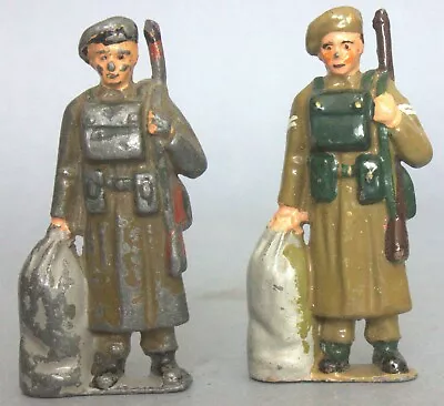 Buy Timpo Lead Original Soldier With Rifle & Kitbag & White Metal Copy • 4.99£