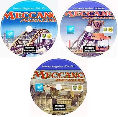 Buy Meccano Manuals Magazine Complete Collection Every 650 Issues 1916-1981 PDF DVD • 5.99£