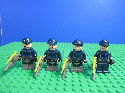 Buy 4 Genuine LEGO JURASSIC WORLD ACU TROOPER Minifigure DINO DINOSAUR Lot Set • 20.52£