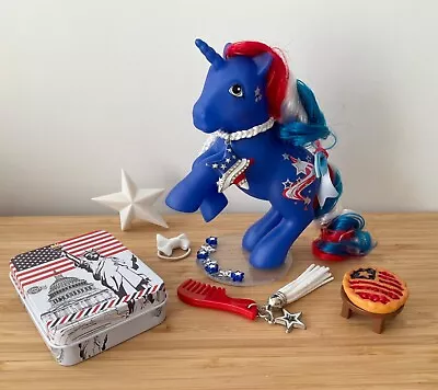 Buy My Little Pony G1 Style Custom Star Spangled Unicorn Accessories  New Miss USA • 44£