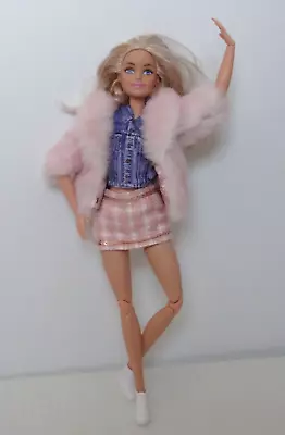 Buy Barbie Made To Move Doll With Jointed Flexible Articulated Limbs Party Clothes • 12£