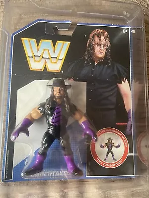 Buy Bnib Wwe Mattel Retro Series 1 The Undertaker Wrestling Action • 24.95£