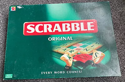 Buy Mattel Scrabble Original Board Game 2003 Complete Besides The Instructions • 11.99£