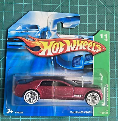 Buy HOT WHEELS Cadillac V16 2007 Super Treasure Hunt T-Hunts No.131 Short Euro Card • 22£