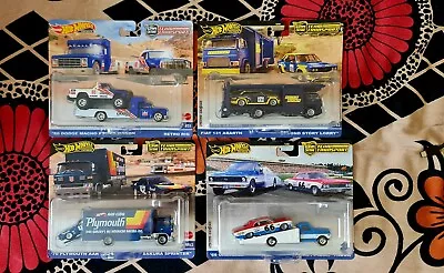 Buy Hot Wheels Premium Team Transport Lot Of 4 • 69.99£