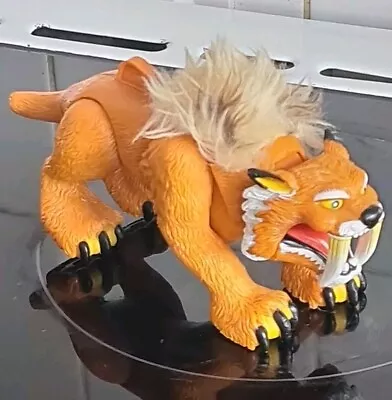 Buy Fisher Price Imaginext Thorn The Sabre Tooth Tiger Fur Mane Dinosaur Posable Toy • 5£