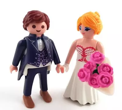 Buy Playmobil BRIDE & GROOM Wedding Couple - Victorian House Lady & Gentleman Figure • 4.74£