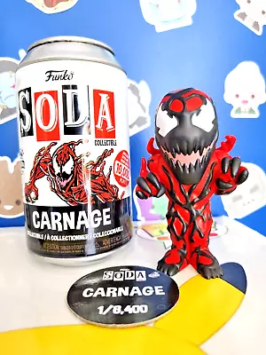 Buy Marvel Vinyl Merchandising: Funko Pop! Soda - Carnage Figure 889698643924 • 23.15£