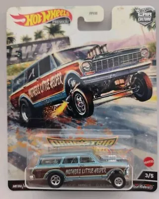 Buy HOT WHEELS PREMIUM 64 Chevy Nova Gasser DRAG STRIP Car Culture 1:64 Diecast • 6.99£