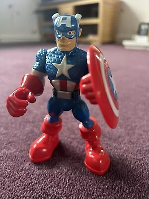 Buy Marvel Hasbro Playskool Heroes / 2012 Moving Action Figure 5  / Captain America • 5£