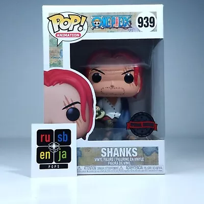 Buy Funko Pop! Anime One Piece Shanks Special Edition #939 • 15.99£