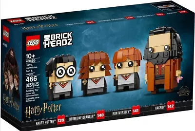 Buy LEGO Brickheadz: Harry, Hermione, Ron & Hagrid (40495) - Brand New & Sealed Set • 30.89£