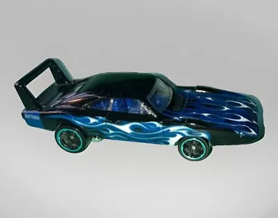 Buy Hot Wheels ‘69 Dodge Charger Daytona Muscle Car Black Blue Very Nice Loose 1:64 • 6.35£