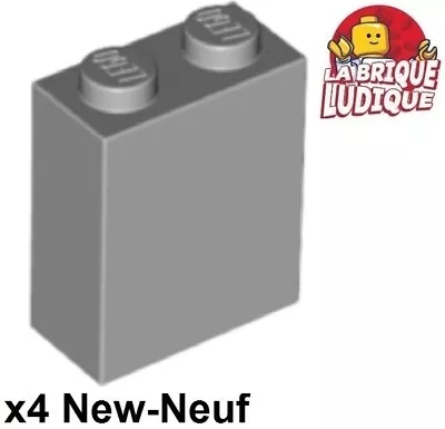 Buy LEGO 4x Brick Brick 1x2x2 Inside Stud Holder Grey/Light Bluish Gray 345c NEW • 1.27£