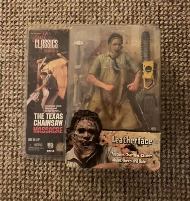 Buy NECA Cult Classics Texas Chainsaw Massacre LEATHERFACE Rare New Bloody Horror • 120£