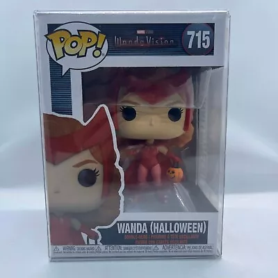 Buy Wanda (Halloween) Wandavision | Funko Pop! Marvel Vinyl Figure #715 + Protector • 6£