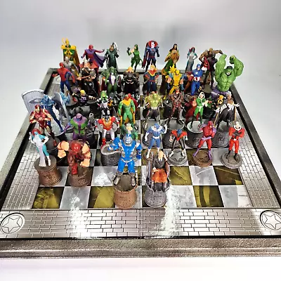 Buy Eaglemoss Marvel Chess Set Two Boards And 52 Figures Deluxe Board • 199£