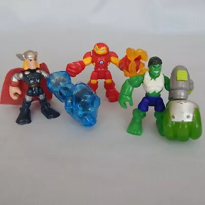 Buy Fisher Price Imaginext Marvel Super Heroes Thor Hulk Hulkbuster Action Figures • 8£