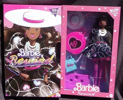 Buy 2021 Barbie AA REWIND 80'S EDITION Sophisticated Style Asha Mattel HBY12 Doll • 82.96£