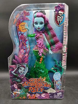 Buy Monster High GREAT SCARRIER REEF Glowsome Under Ghouls Posea Doll Glow Dark • 29.51£