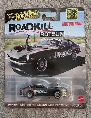 Buy Hot Wheels Premium Pop Culture 1/64 = Roadkill Rotsun Custom '71 Datsun 250Z • 12.99£