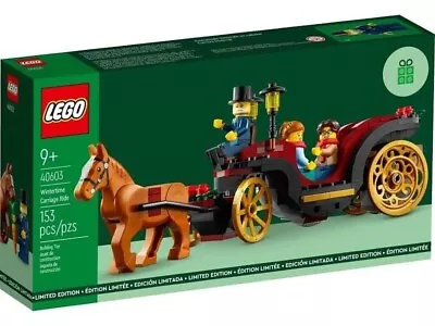 Buy Lego Limited Edition 40603 Wintertime Carriage Ride - Brand New Sealed Box Xmas • 17.80£