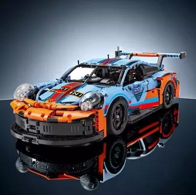 Buy NOT LEGO/ Building Blocks Car Technic Race Car Block Set Porsche RSR  1580PCS • 42.99£